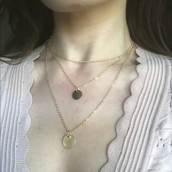 New! 4 for $12 Minimalist Layered Women’s Necklace - Picture 4 of 6